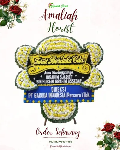 Papan Bunga Duka di Sumurrejo