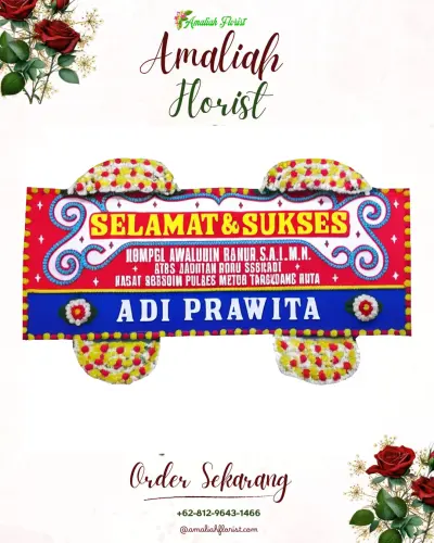 Karangan Bunga Ucapan Selamat di Sumurrejo