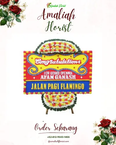 Bunga Papan Congratulation di Sumurrejo